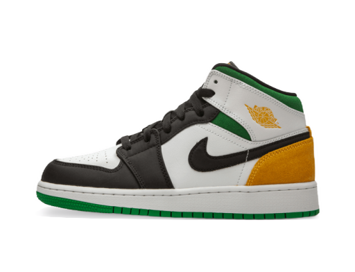 Sneakers och skor Jordan Air Jordan 1 Mid SE "White Laser Orange Lucky Green" Flerfärgad | 852542-101