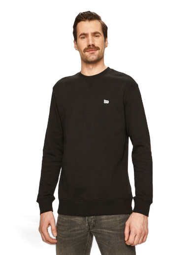 Sweatshirt Lee Crew Sweatshirt Svart | L81ITJ01