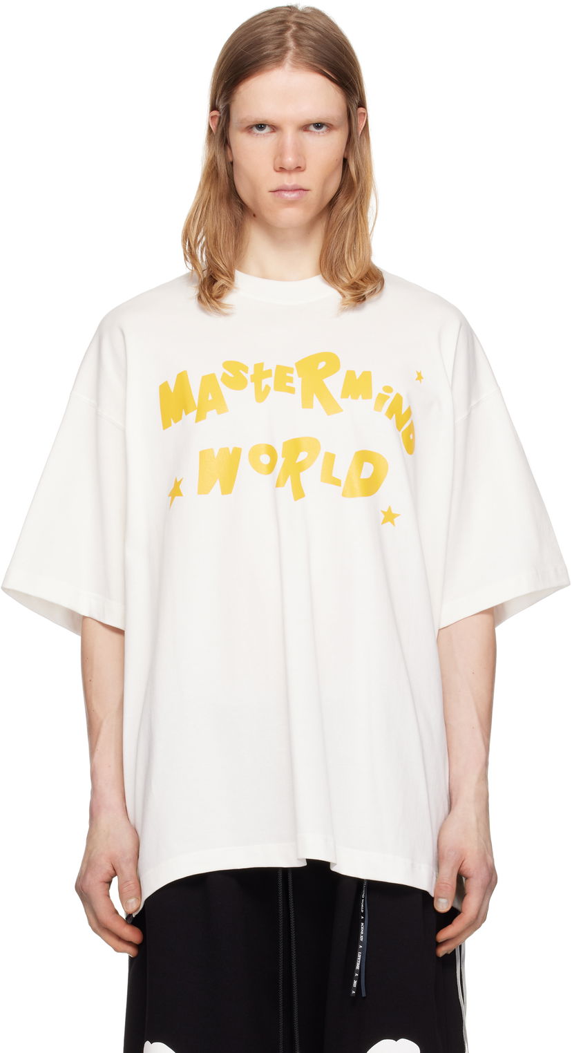 T-shirt Mastermind WORLD Mastermind World Oversized Stay T-Shirt Vit | MW25S14-TS052-022
