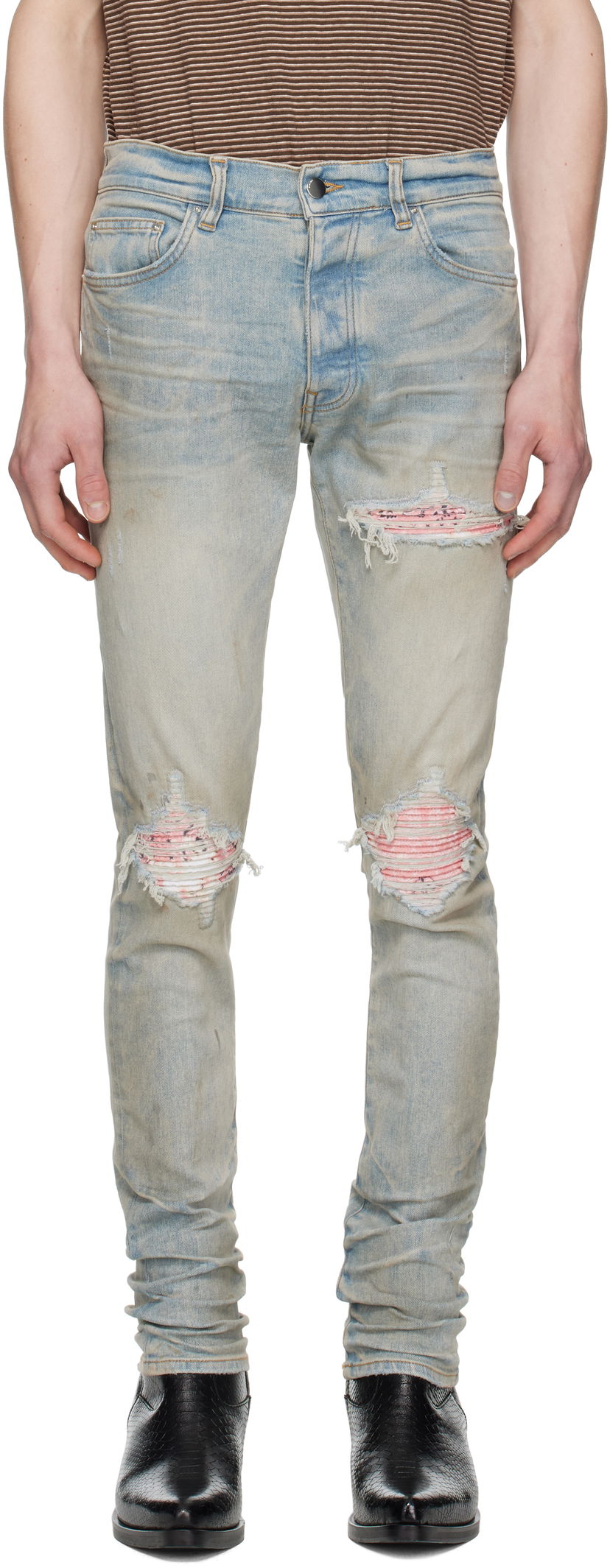 Jeans AMIRI AMIRI MX1 International Jeans Blå | AMDNSY1154