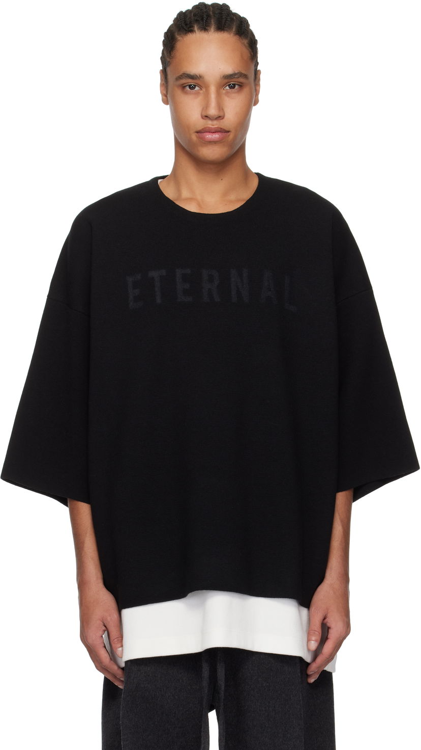 Sweater Fear of God Fear of God 'Eternal' Knit Sweater Svart | FGE220-20021LAW