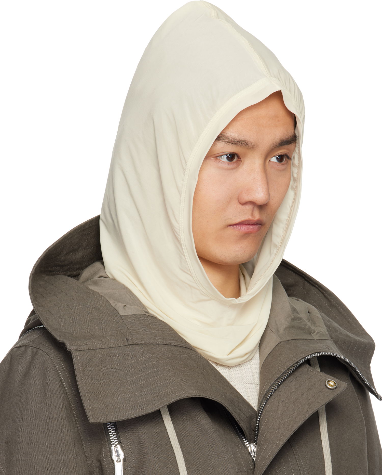 Parkas Rick Owens Rick Owens Hollywood Jera Hood Beige | RR01E5435 BZ, 1