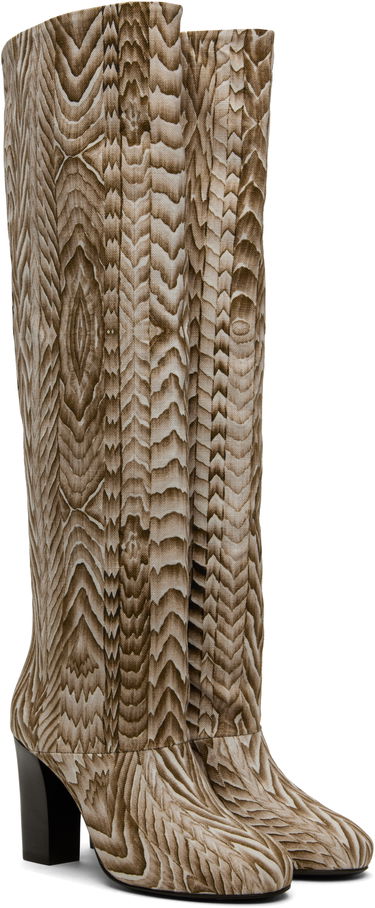 Kläder LEMAIRE Lemaire FreelingWaters Edition Round Toe High Boots Brun | FO0131 LF1333, 3