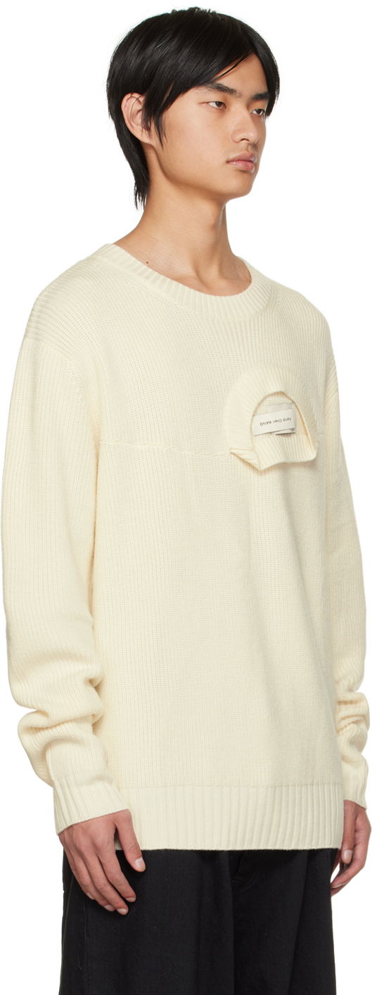 Sweater Feng Chen Wang Feng Chen Wang Double Neck Sweater Beige | FUF14KT12, 1