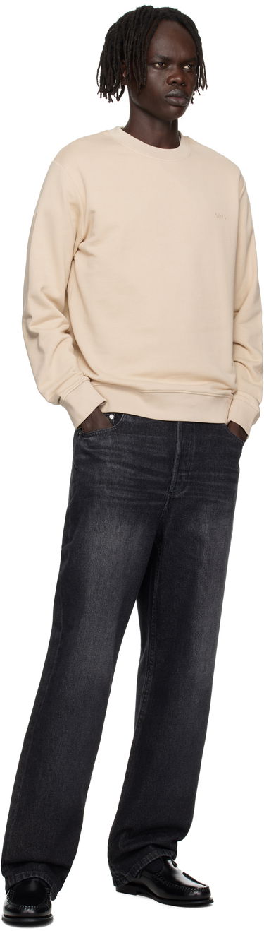 Sweatshirt A.P.C. Standard Embroidered Logo Sweatshirt Svart | COHBY-M27919, 3