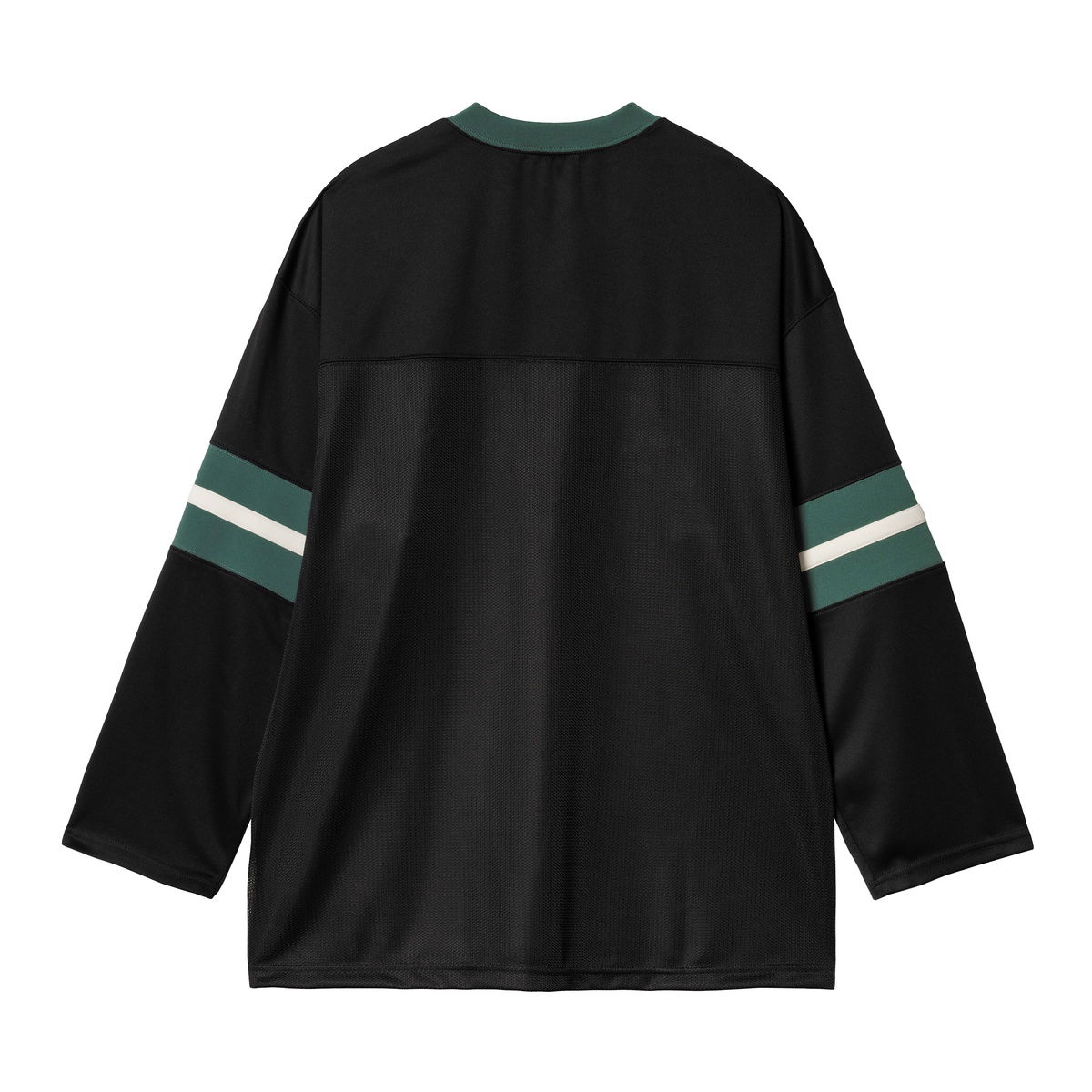 Jersey Carhartt WIP Carhartt WIP Detroit Mesh Long Sleeve T-Shirt Svart | I034620_25, 1