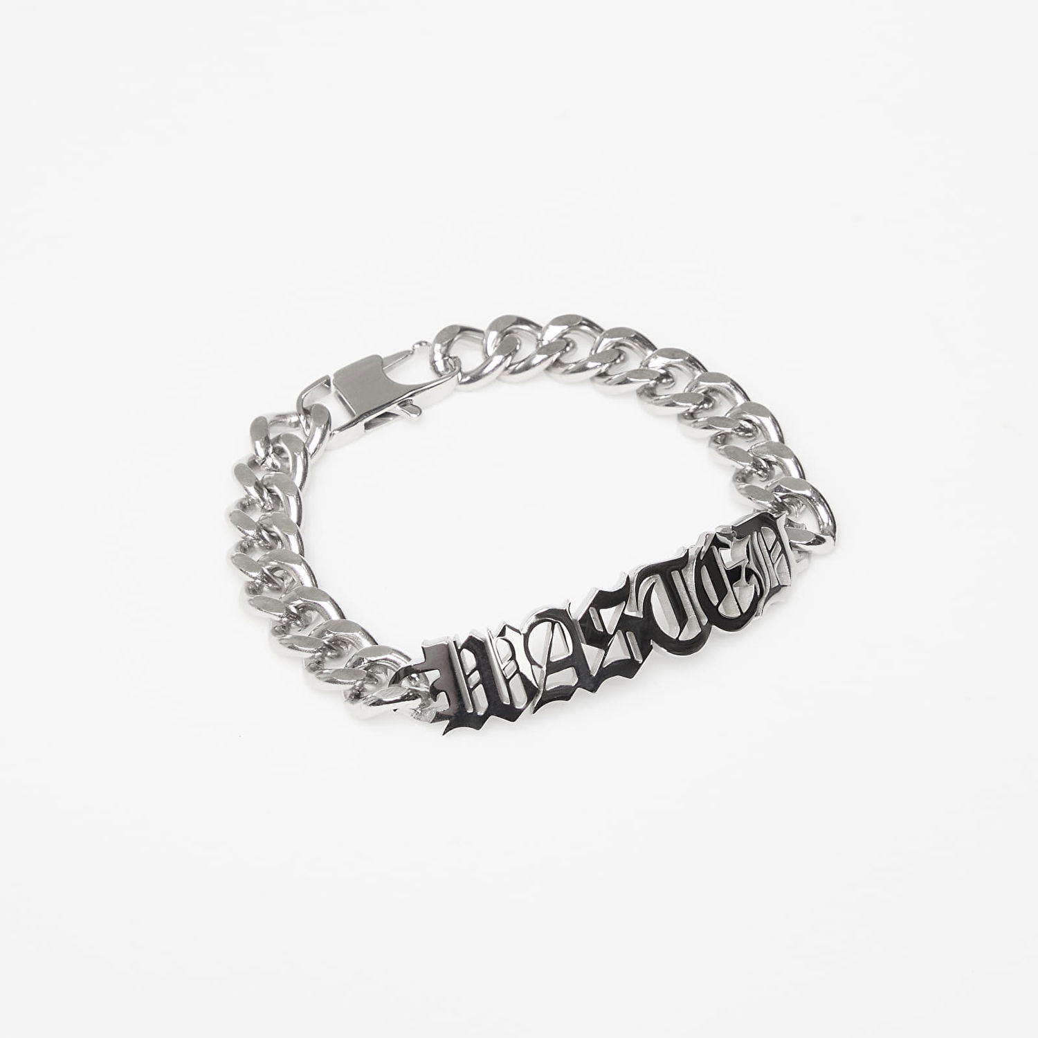 Armband Wasted Paris U Legacy Chain Bracelet with 'WASTED' Lettering Metallisk | WP_000310, 0