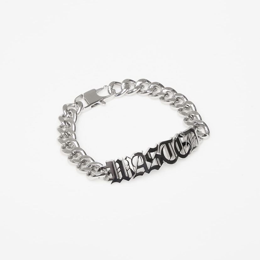 Armband Wasted Paris U Legacy Chain Bracelet with 'WASTED' Lettering Metallisk | WP_000310