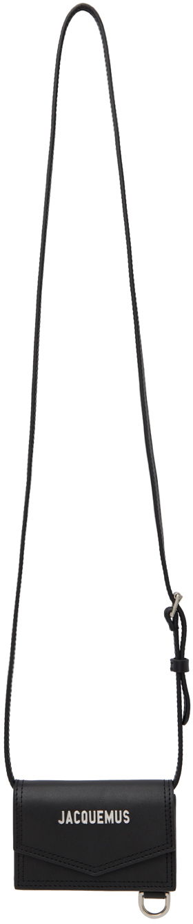 Plånbok Jacquemus Le Papier 'Le Porte Azur' Wallet Svart | 22H216SL004-3061, 0