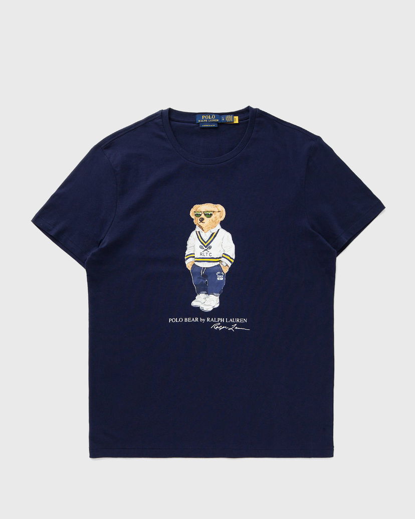 T-shirt Polo by Ralph Lauren Ralph Lauren Slim Fit Polo Bear Graphic Tee XXL Mörkblå | 710973137003