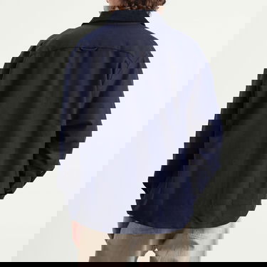 Skjorta A.P.C. Bernado Wool Overshirt, Size Small Mörkblå | WVBCV-H32030-PIA, 3