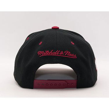 Keps Mitchell & Ness Overbite Pro Snapback Miami Heat Black Röd | HHSS7310-MHEYYPPPBLCK, 2