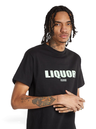T-shirt Pleasures Liquor T-Shirt Svart | P22SP048 Black