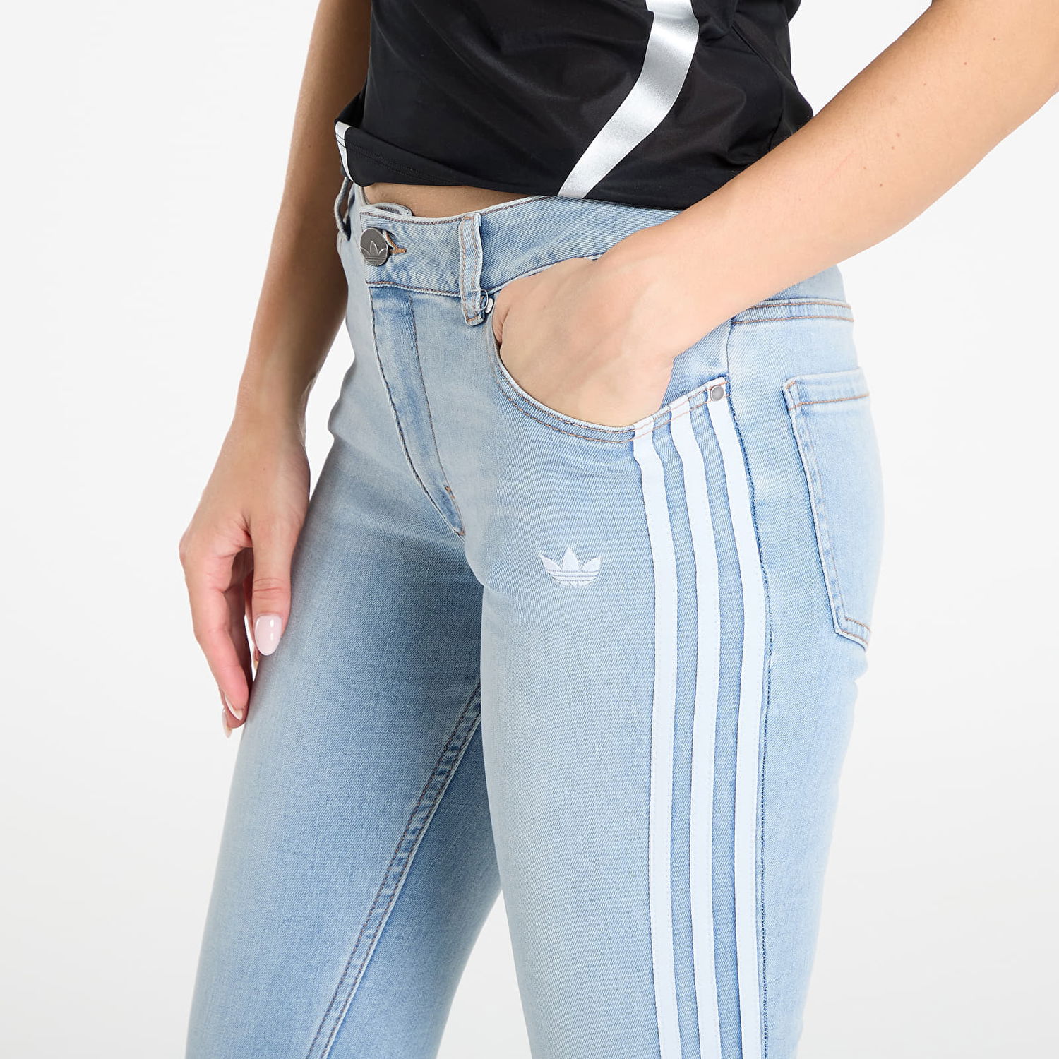Jeans adidas Originals adidas Adilenium Season 4 Teamgeist Slim Denim Joggers Blå | KE9801, 1