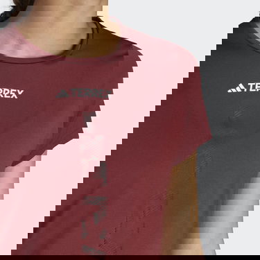 T-shirt adidas Performance Terrex Agravic Trail Running Tee Bourgogne | HZ6262, 6