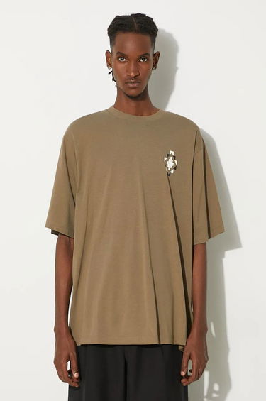 T-shirt Marcelo Burlon Cross Over Print T-Shirt Grön | CMAA054F24JER0026E6F, 0