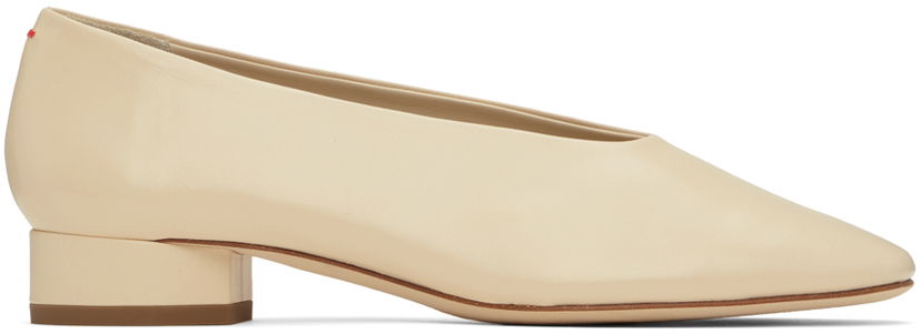 Kläder Aeyde Aeyde Delia Ballerina Flats Beige | A11-PU-GELR25CH-0221-100-007