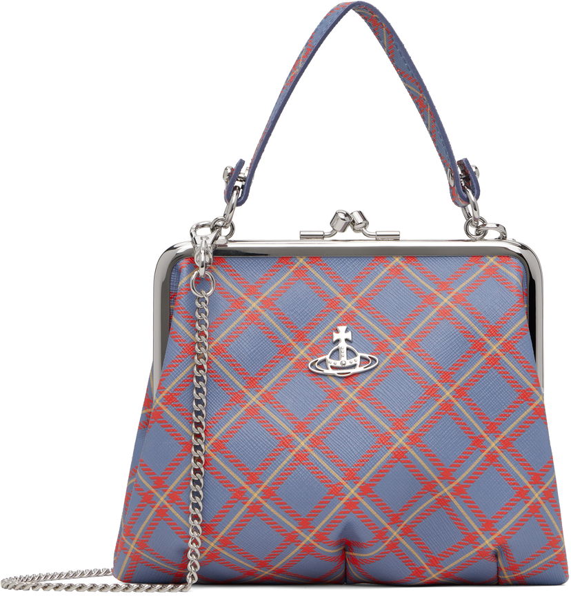 Handväska Vivienne Westwood Vivienne Westwood Granny Frame Shoulder Bag Blå | 4B010006W-S0022-