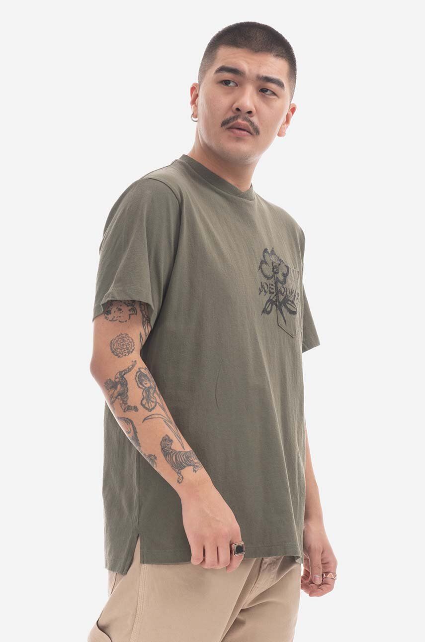 T-shirt Engineered Garments T-Shirt With Print Grön | 23S1H010.NLP016A, 1