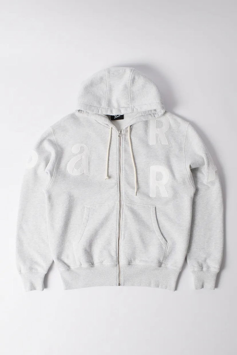Sweatshirt By Parra Parra Word Salad Full-Zip Hoodie Grå | 54130