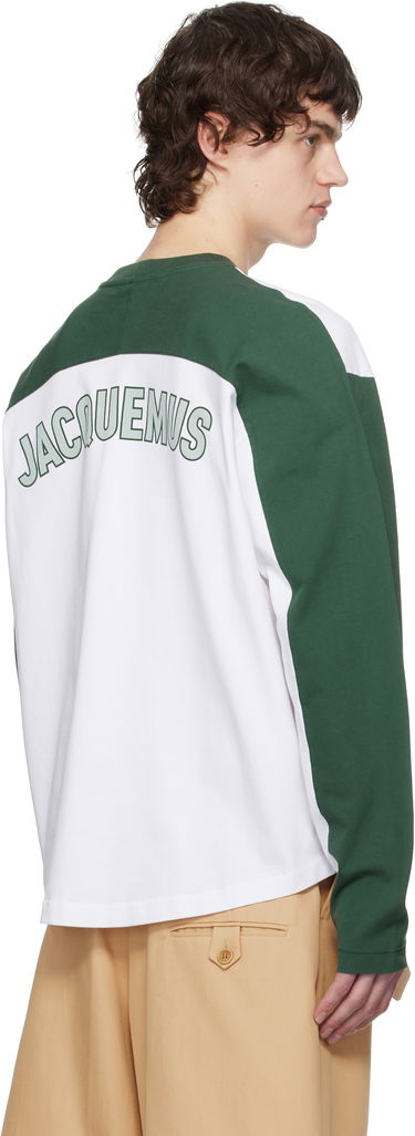T-shirt Jacquemus Jacquemus La Croisière Baseball Long-Sleeve T-Shirt Vit | 25E255JS299-2003, 2