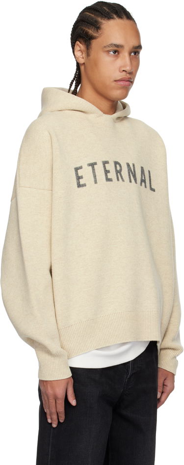 Sweater Fear of God Fear of God 'Eternal' Merino Knit Hoodie Svart | FGE220-2031LAW, 4