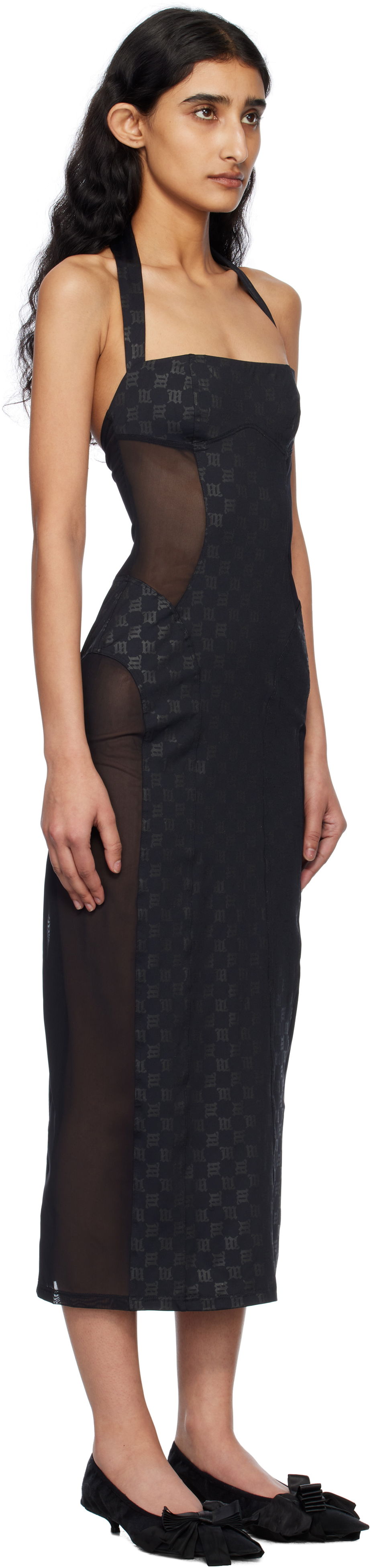 Klä MISBHV MISBHV Shape Up Midi Dress Svart | 250W804, 1