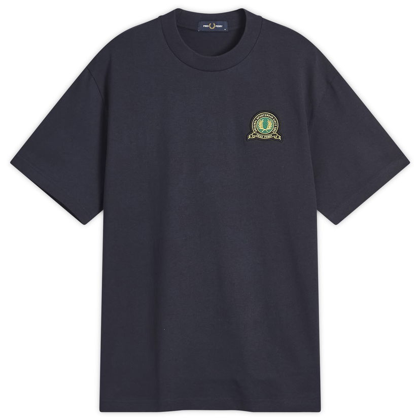 T-shirt Fred Perry Fred Perry Tennis Badge T-Shirt, Size Large Mörkblå | M1312-608