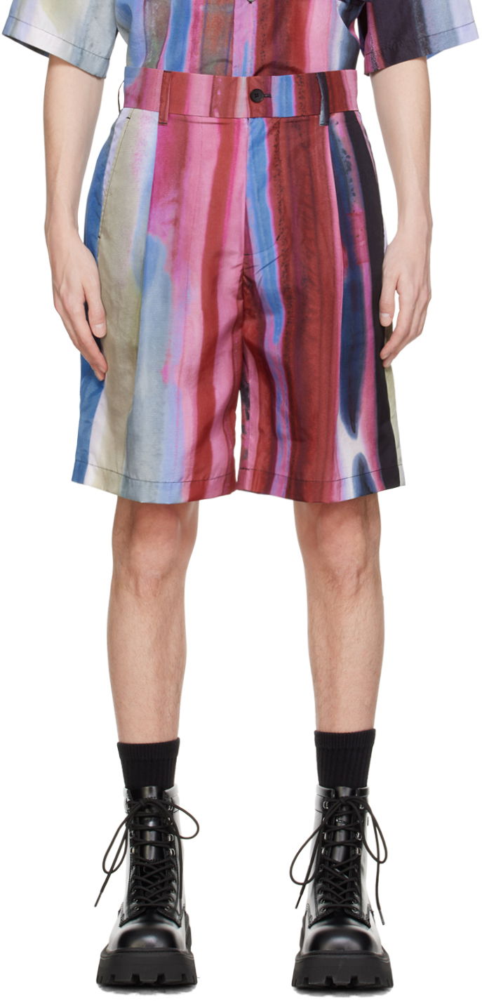 Shorts Feng Chen Wang Feng Chen Wang Rainbow Print Shorts Flerfärgad | FUS17ST05