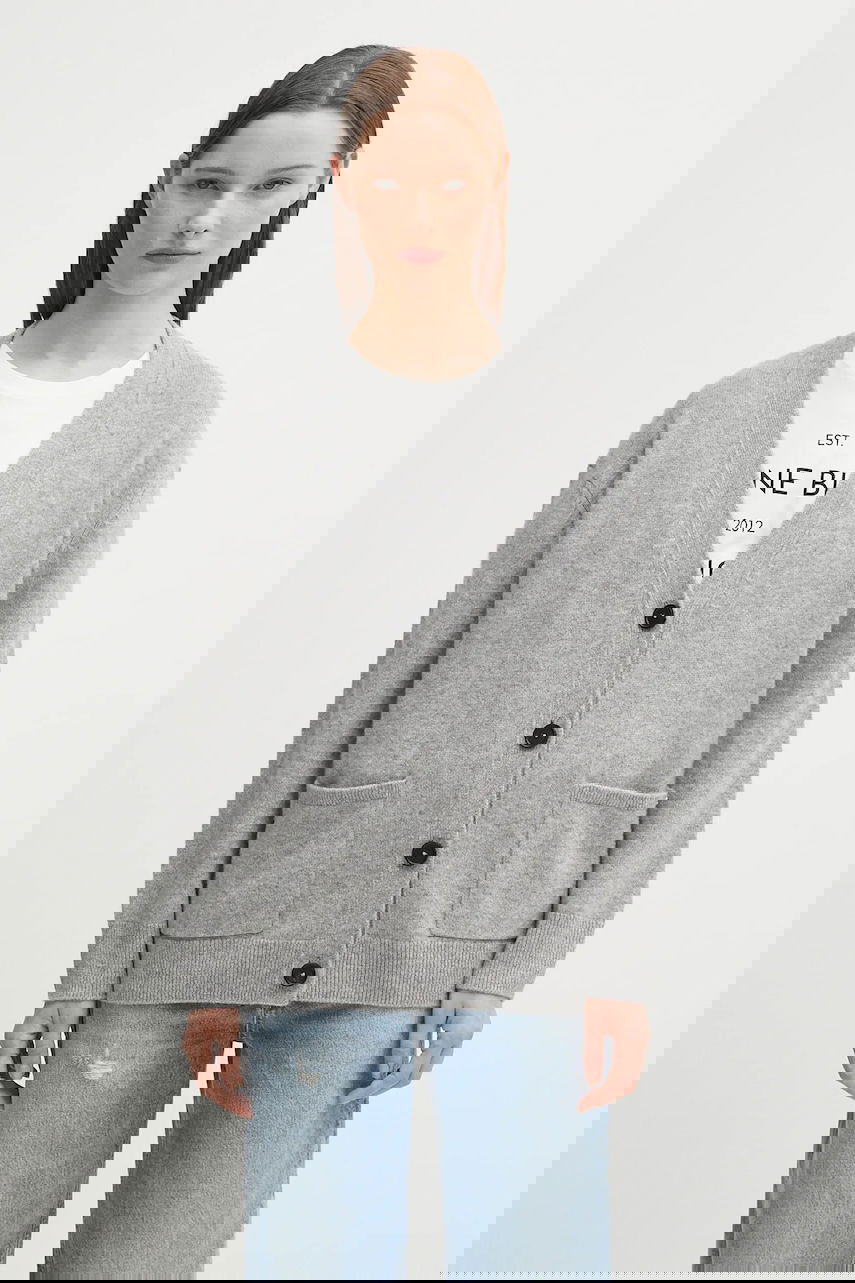 Sweater Anine Bing Anine Bing Jackson Cashmere Cardigan Grå | A.09.10222, 0