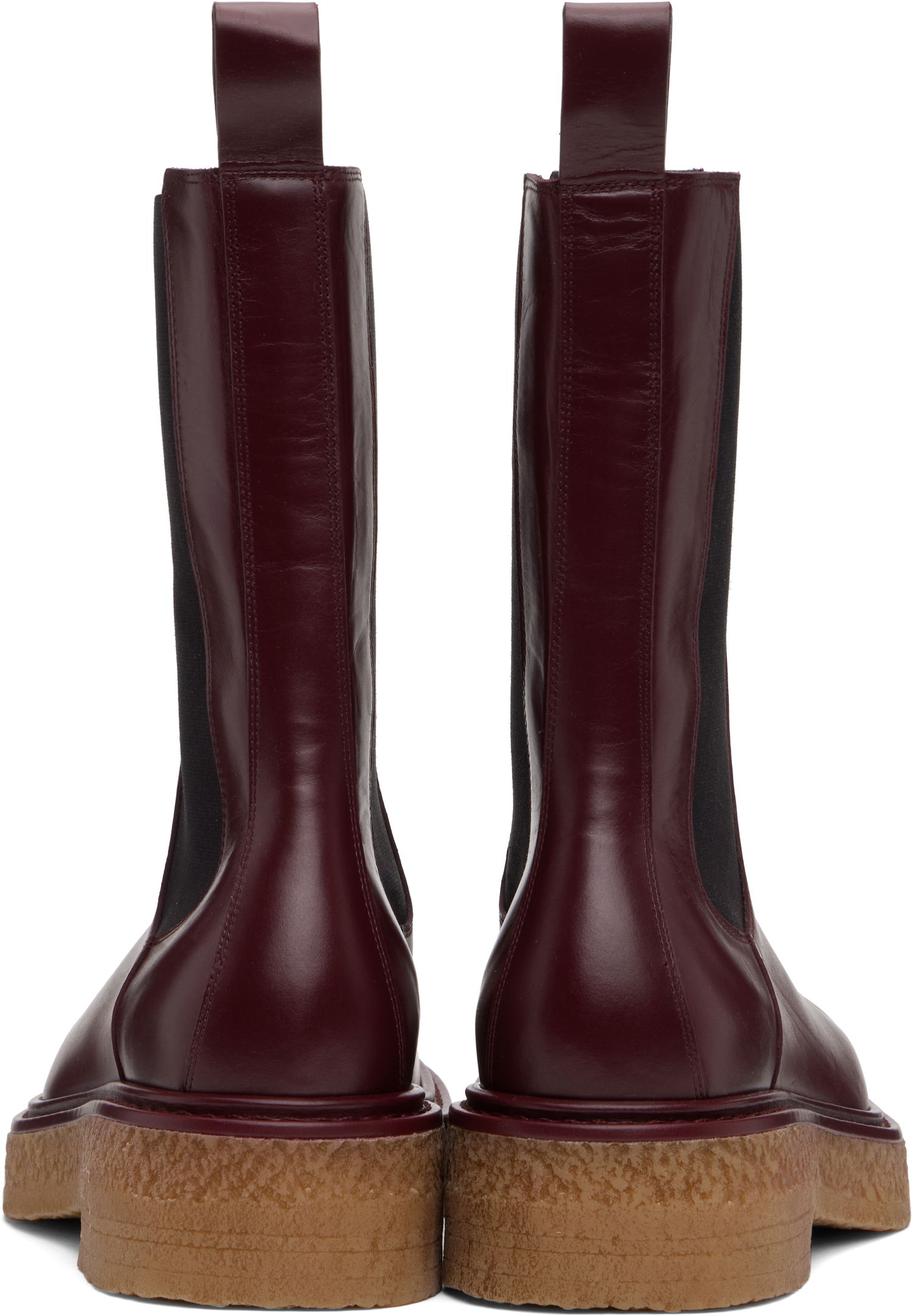 Kläder Bottega Veneta Bottega Veneta Haddock Chelsea Boots Bourgogne | 806863V2WT06100, 1