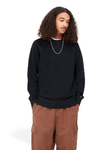Sweater Carhartt WIP Chase Sweater "Black / Gold" Svart | I028581_00F_XX