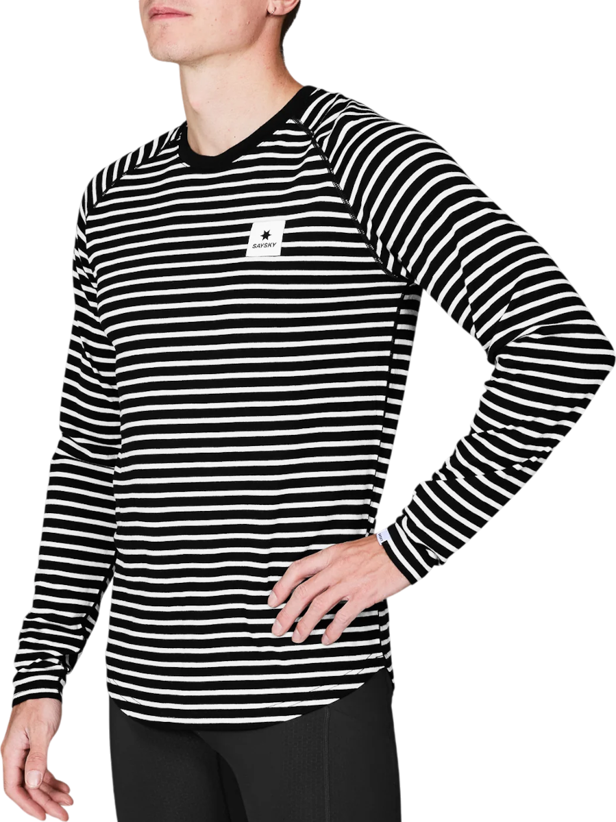 T-shirt Saysky Saysky Merino Base 165 Long Sleeve T-Shirt Svart | xmrls40c002, 0