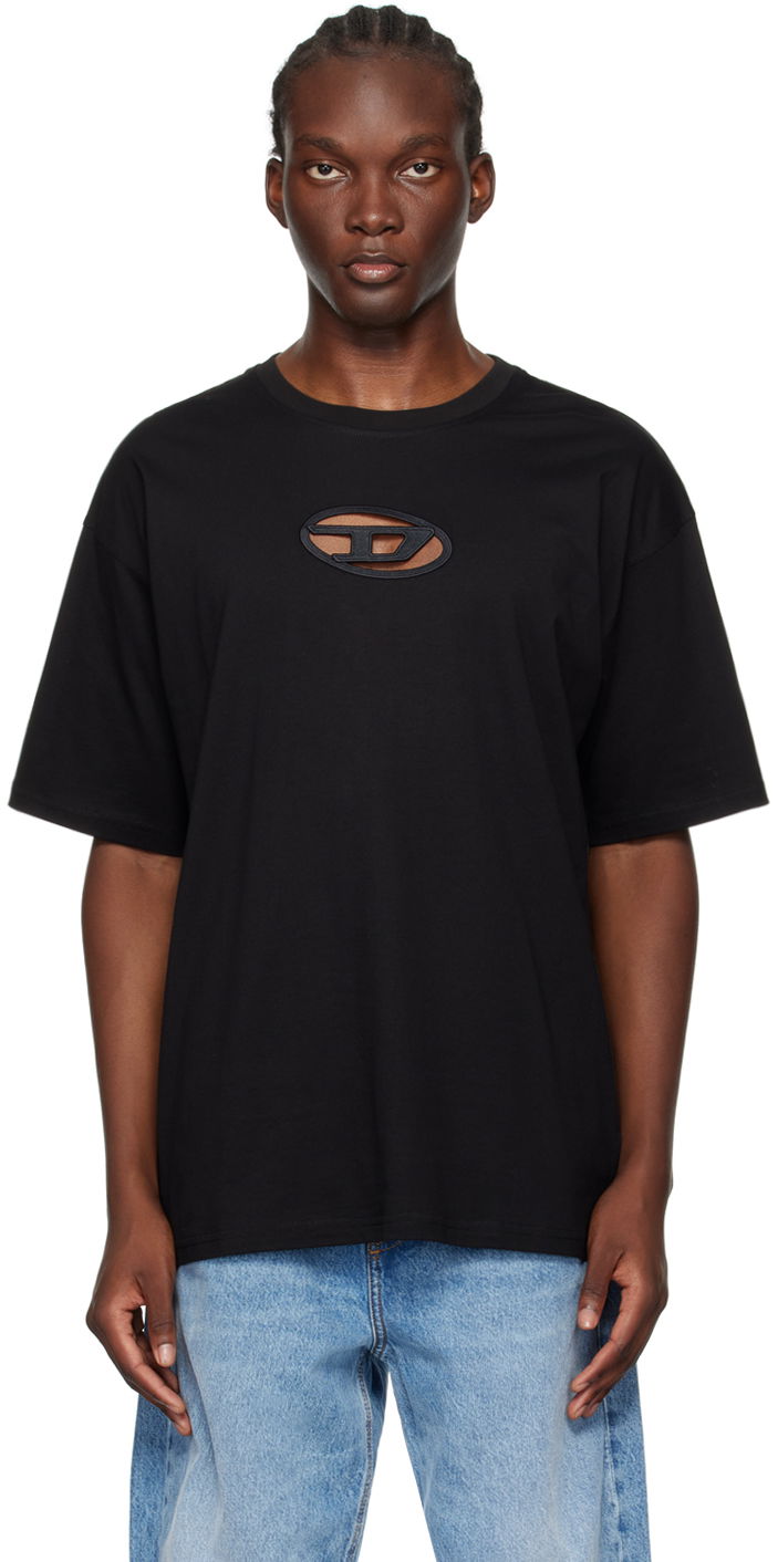T-shirt Diesel Black Logo T-Shirt Svart | A15180-0NIAX-9XX