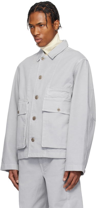 Jacka LEMAIRE Lemaire Boxy Denim Jacket Grå | OW306 LD1036, 3