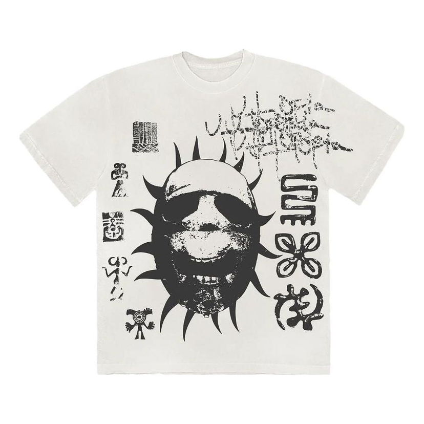 T-shirt Cactus Jack by Travis Scott Travis Scott Utopia Graphic T-Shirt Vit | TSUT-BS01