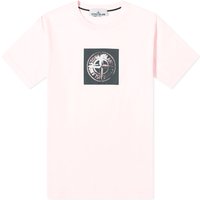 T-shirt Stone Island Institutional One Badge Print T-Shirt Rosa | 80152NS83-V0080, 1