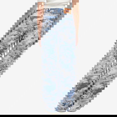 Jeans Off-White Off-White Fresco Tapestry Wide 5 Pocket Jeans Size 30 Blå | OWYA062S25FAB0014200, 3
