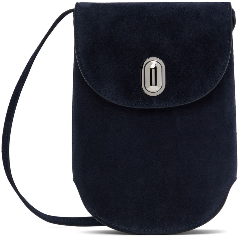 Axelväska Savette Tondo Pouch Mörkblå | H-016-03-03