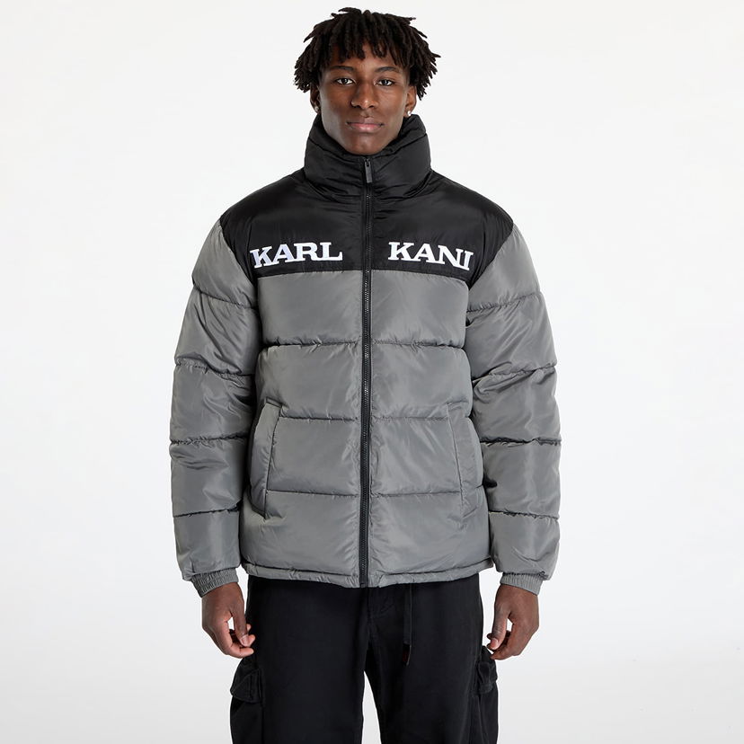 Pufferjacka Karl Kani Jacket Retro Essential Puffer Jacket Anthracite S Grå | 60760013