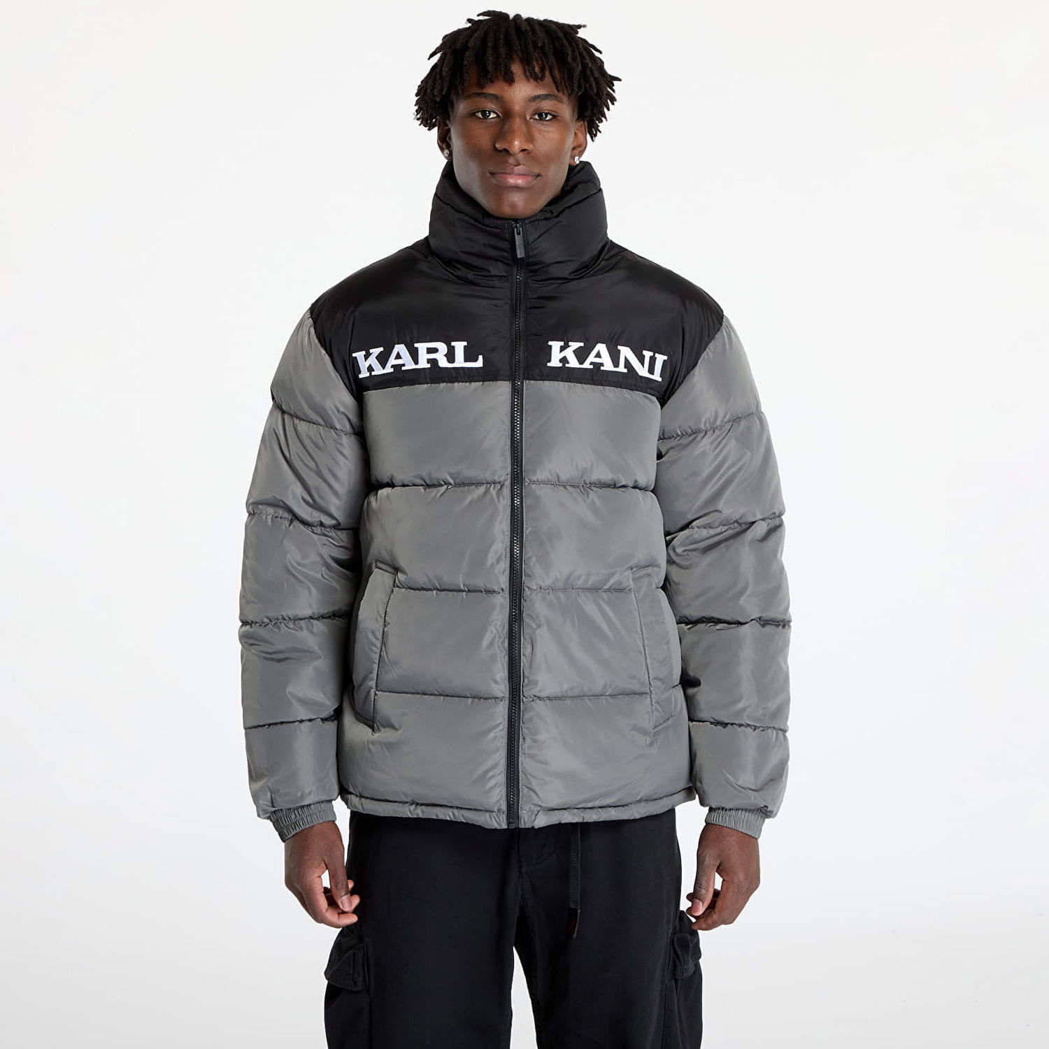 Pufferjacka Karl Kani Jacket Retro Essential Puffer Jacket Anthracite S Grå | 60760013, 0