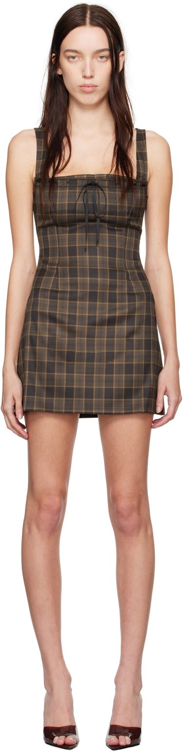 Klä Miaou Miaou Laced Ginger Minidress Brun | 5018PLBPLB, 0