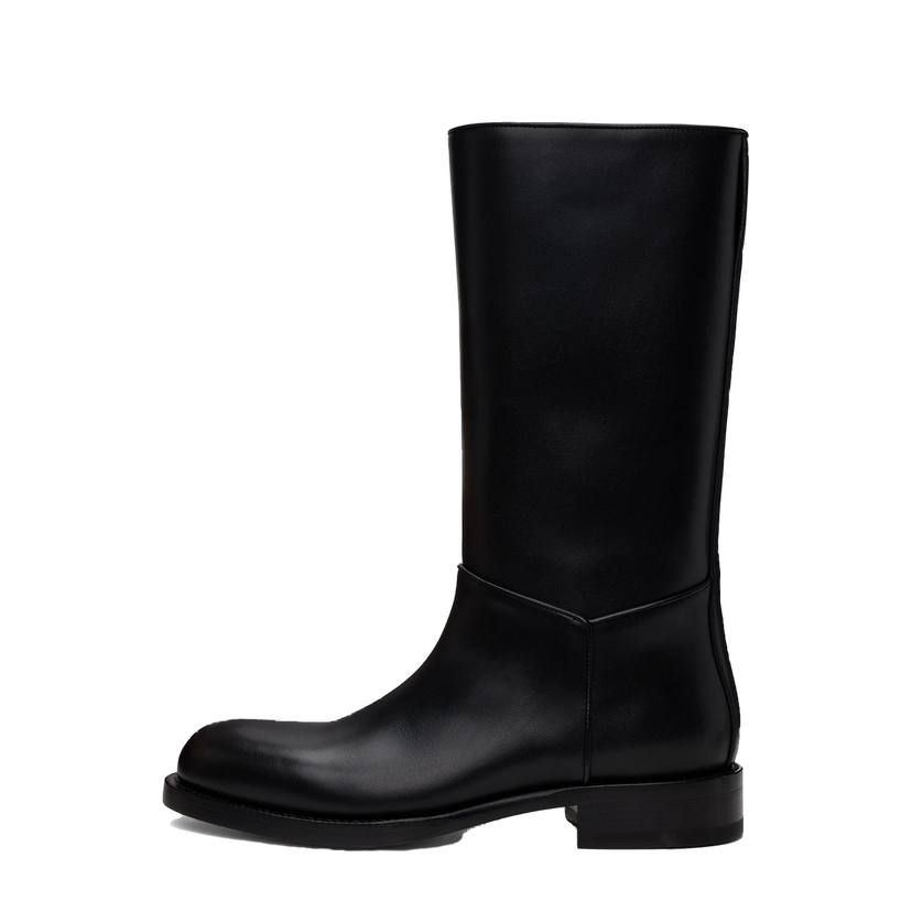 Sneakers och skor The Row Black Nobilis Riding Boots Svart | F1549-L58