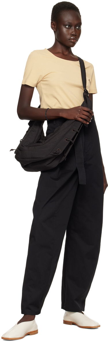 Axelväska LEMAIRE LEMAIRE Medium Soft Game Shoulder Bag Svart | BG0074 LF845, 3