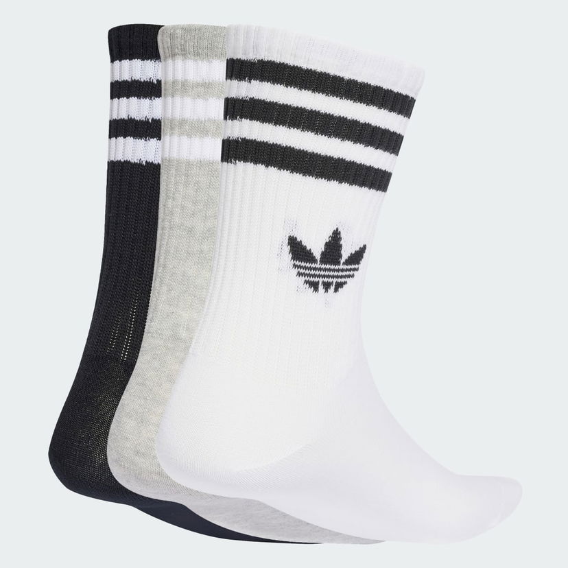 Strumpor adidas Performance 3-Stripes Crew Socks - 3 Pairs Vit | JV7403