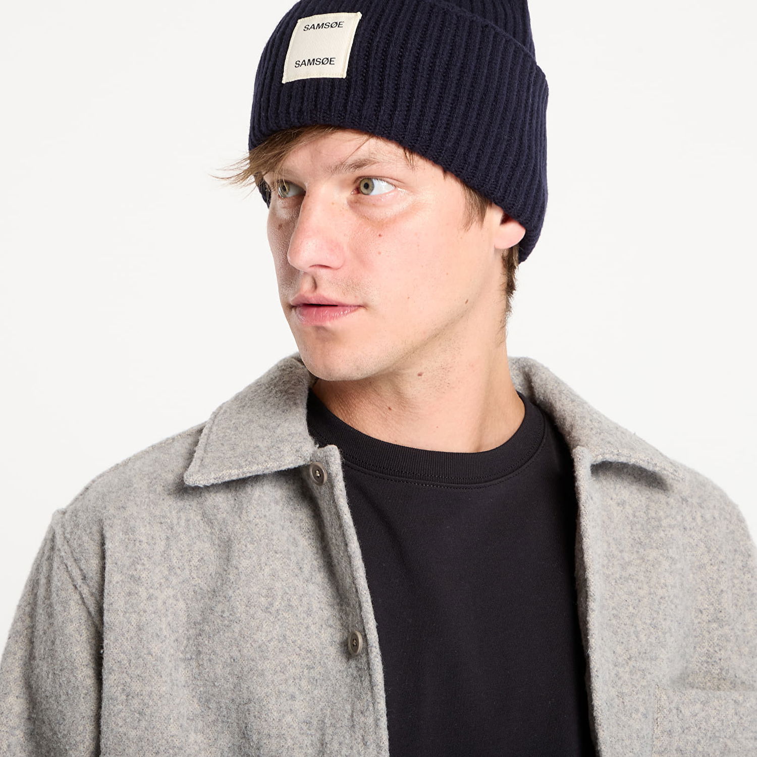 Jacka Samsoe Samsoe Samsøe Samsøe Sadamon Overshirt Grå | M25300027_170205TCX, 1