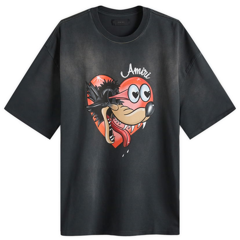 T-shirt AMIRI Amiri Hopeless Romantic T-Shirt Size L Svart | AMJYTE1170-001