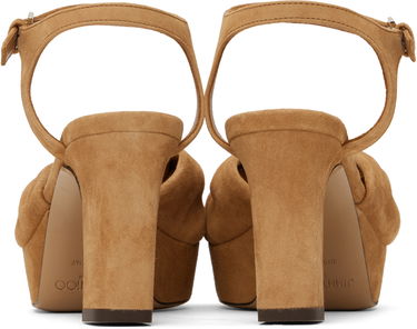 Tillbehör Jimmy Choo Jimmy Choo Heloise 80 Suede Heeled Sandals Brun | HELOISE 80, 1