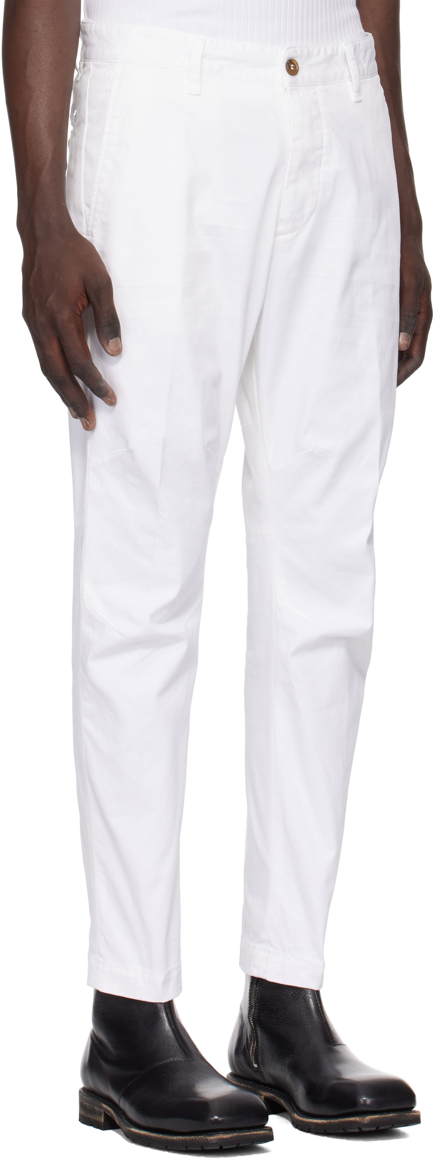 Byxor DSQUARED2 Dsquared2 Chino Trousers Vit | S74KB0819_S39021, 1