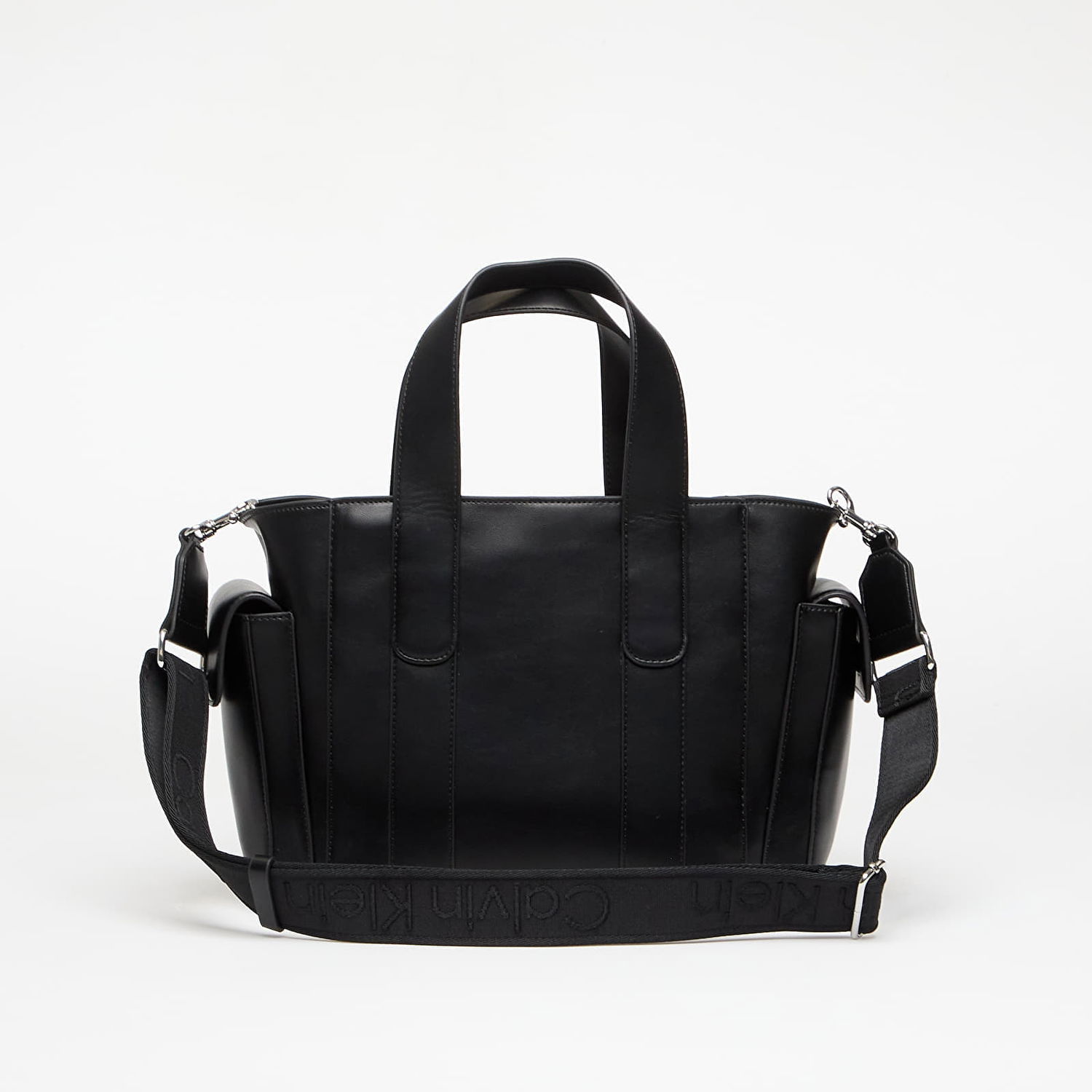 Tygpåse CALVIN KLEIN Calvin Klein Webbing Strap Small Tote Svart | LV04F3290G 2QP, 1